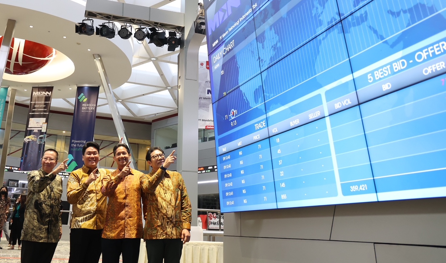 Abaikan BEI, Jora Nilam Kembali Lego Jutaan Saham MENN