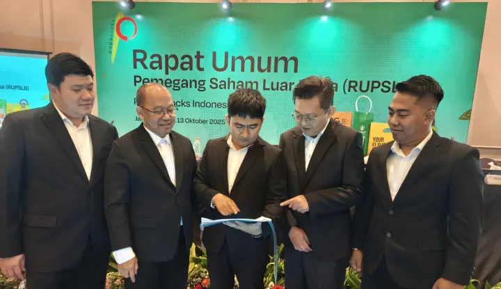 Potret gelaran RUPSLB PPRI pada Senin (13/10/2025). FOTO: PPRI. PPRI Umumkan Dua Petinggi Baru dari DATA dan GULA