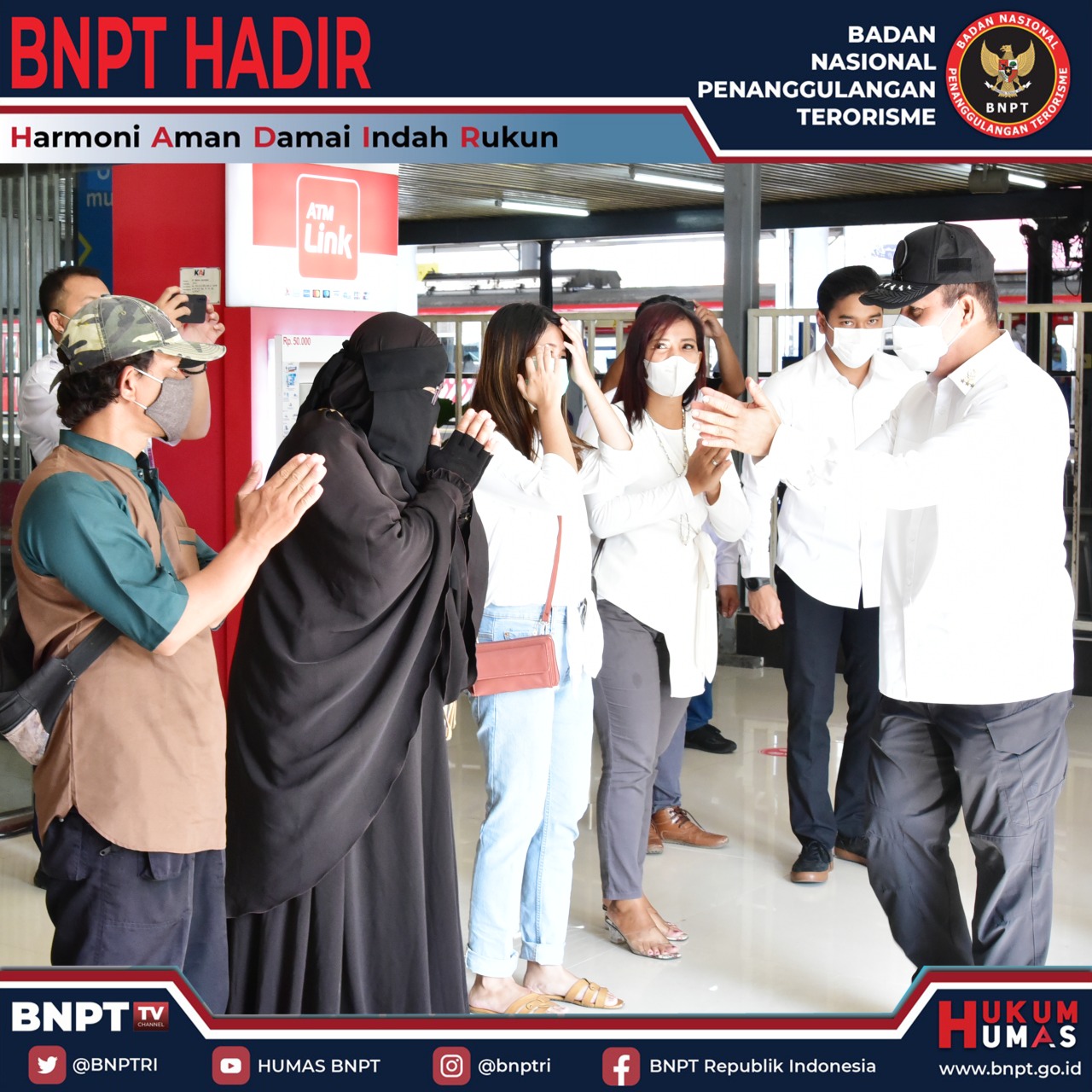 Salut! BNPT dan KAI Bangun Warung NKRI Untuk Mitra Deradikalisasi di Stasiun Solo Balapan