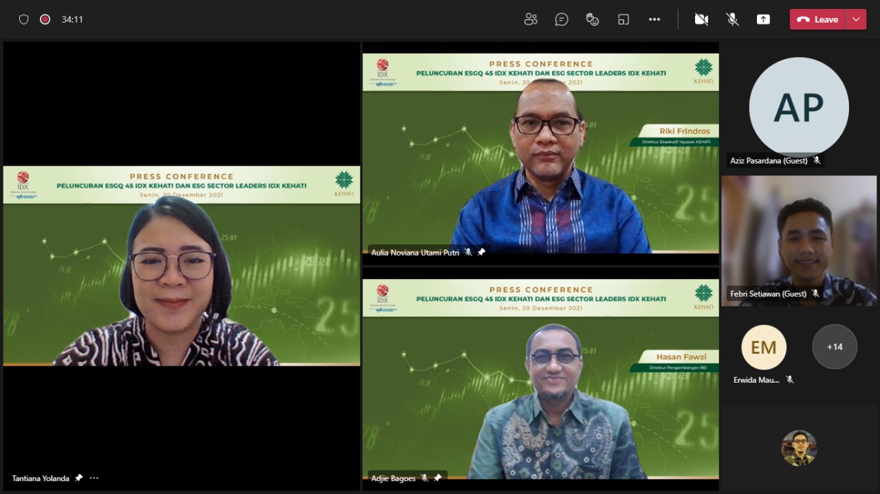 Dorong Keuangan Berkelanjutan, BEI dan KEHATI Luncurkan 2 Indeks ESG Baru