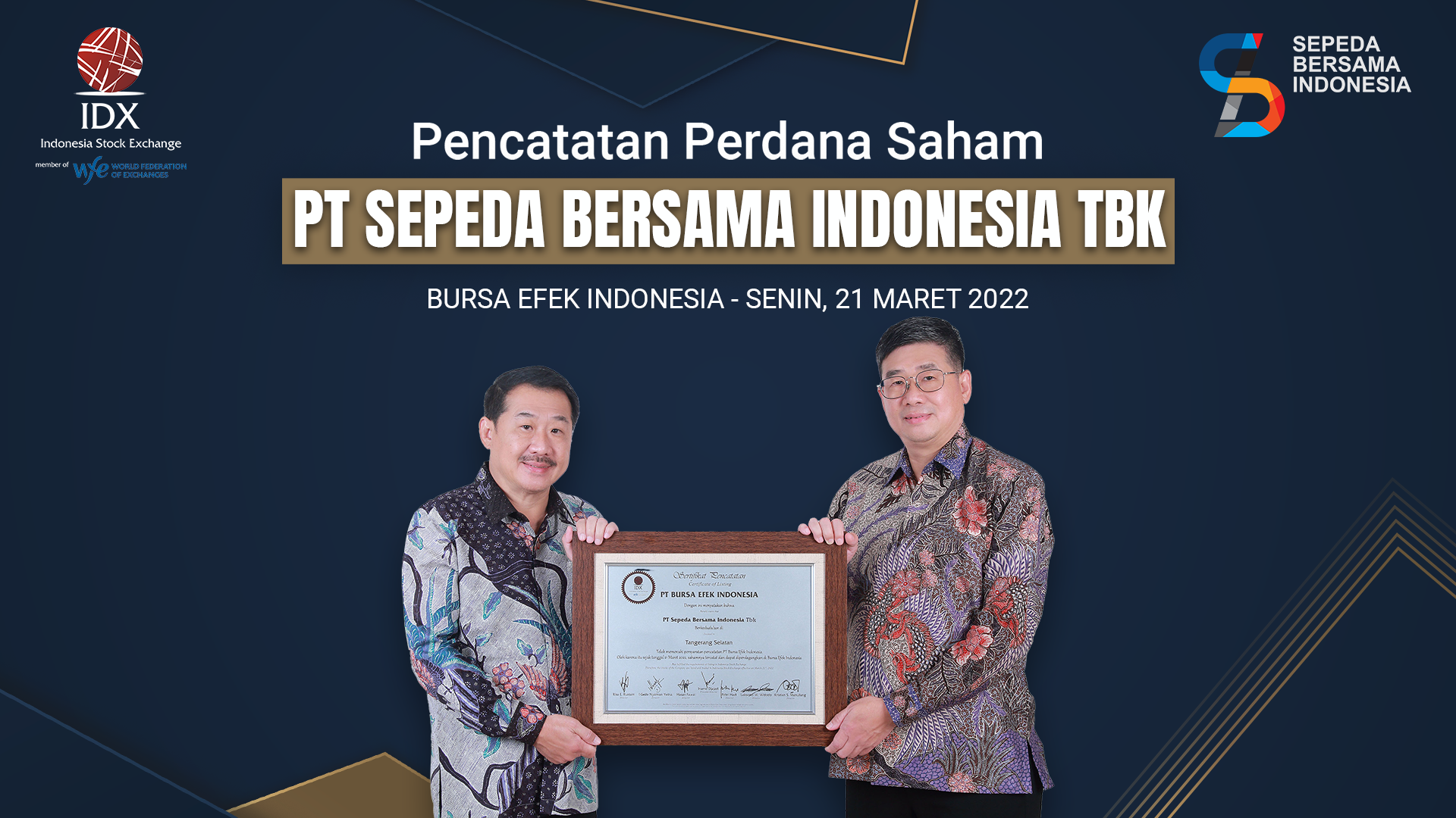 Siap Gowes, Listing Perdana Sepeda Bersama (BIKE) Langsung ARA