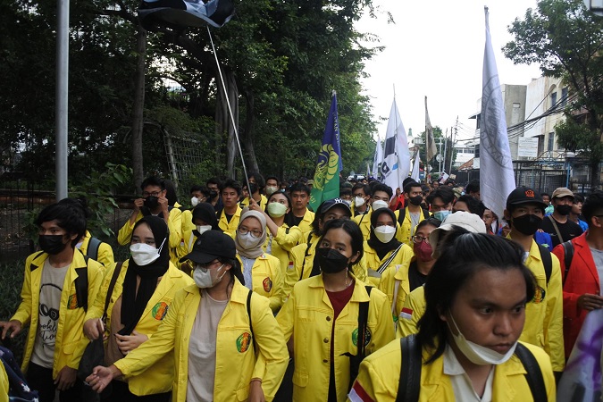 Demo Mahasiswa Senin (11/4) dengan Enam Tuntutan, Catat Rekayasa Lalu Lintasnya