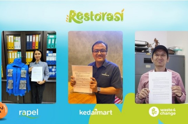 Gandeng Waste4Change dan Rapel, KedaiMart Luncurkan Kampanye Sampah jadi Beras