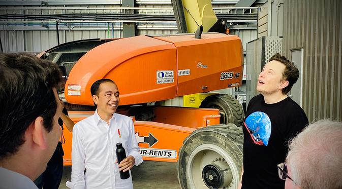 Bertemu di Stargate SpaceX, Jokowi Pastikan Elon Musk Tertarik Berinvestasi di Indonesia