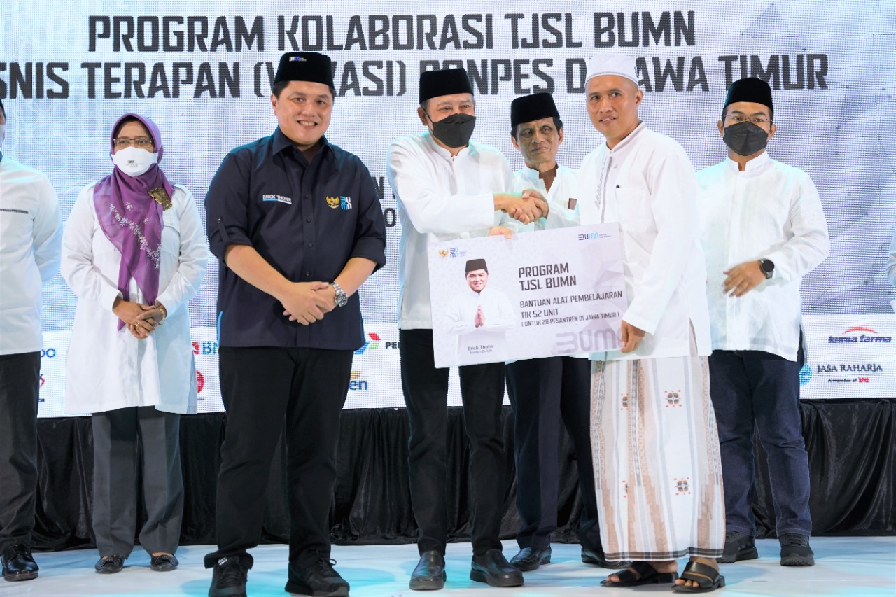 SIG Bersama 31 BUMN, Gelar Pelatihan Bisnis Terapan Diikuti 26 Pondok Pesantren di Jatim