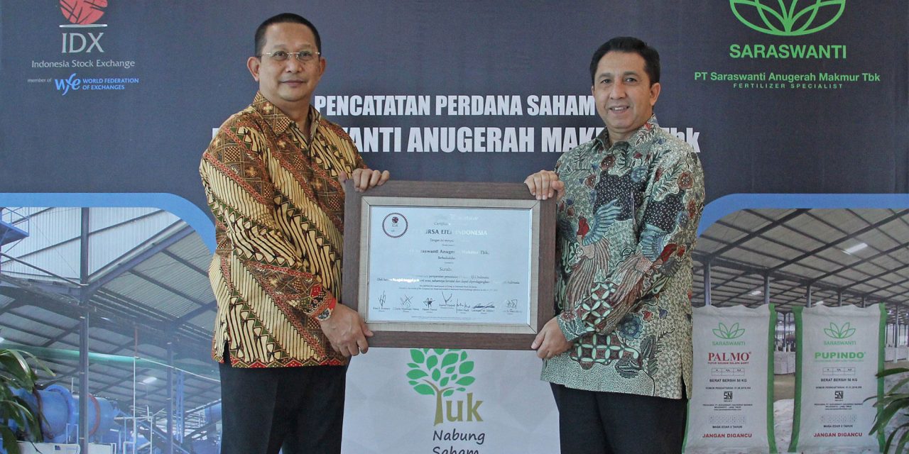 Gandeng Kembali Eurochem, Pasokan Bahan Baku Saraswanti Anugerah (SAMF) Aman