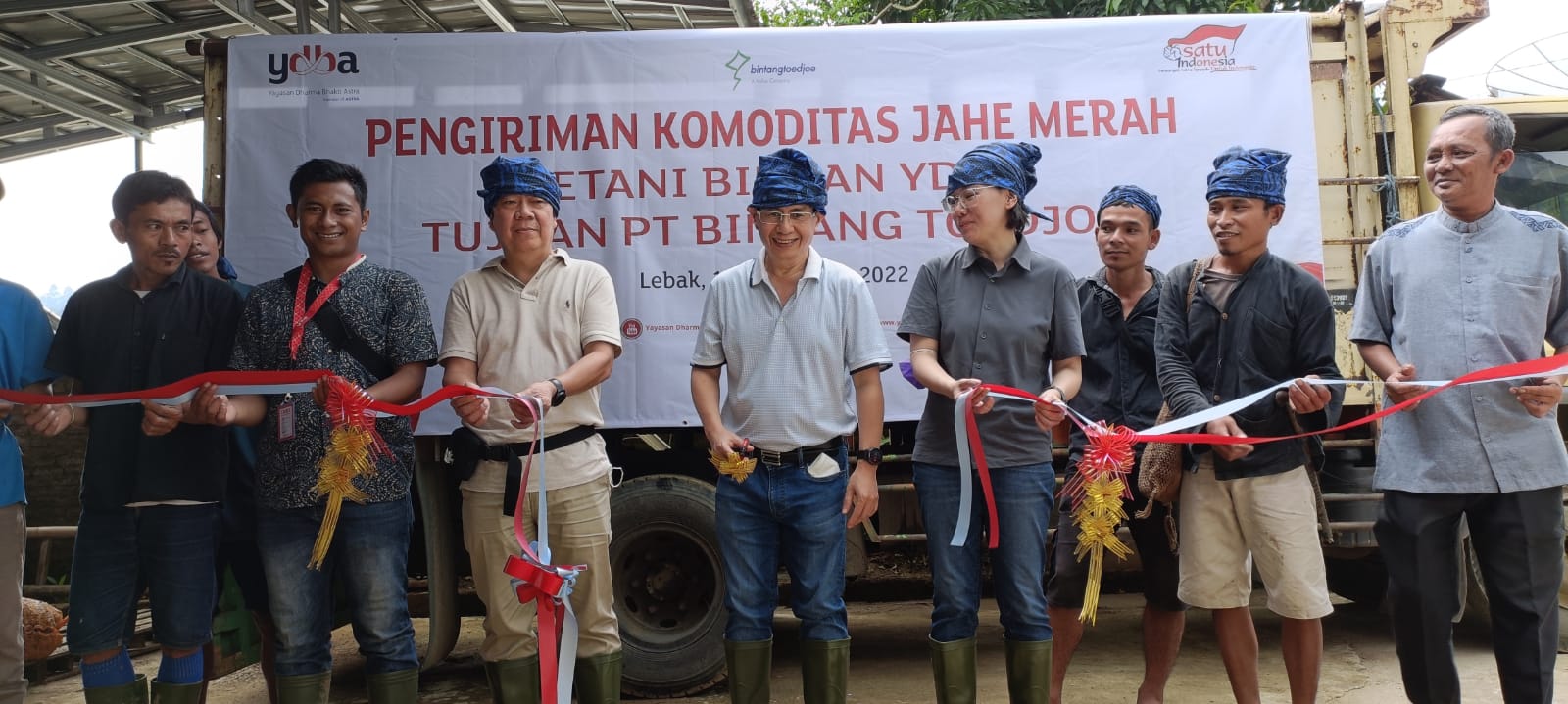 Petani Jahe Merah Lebak Banten Binaan YDBA Hasilkan Panen 32,5 Ton