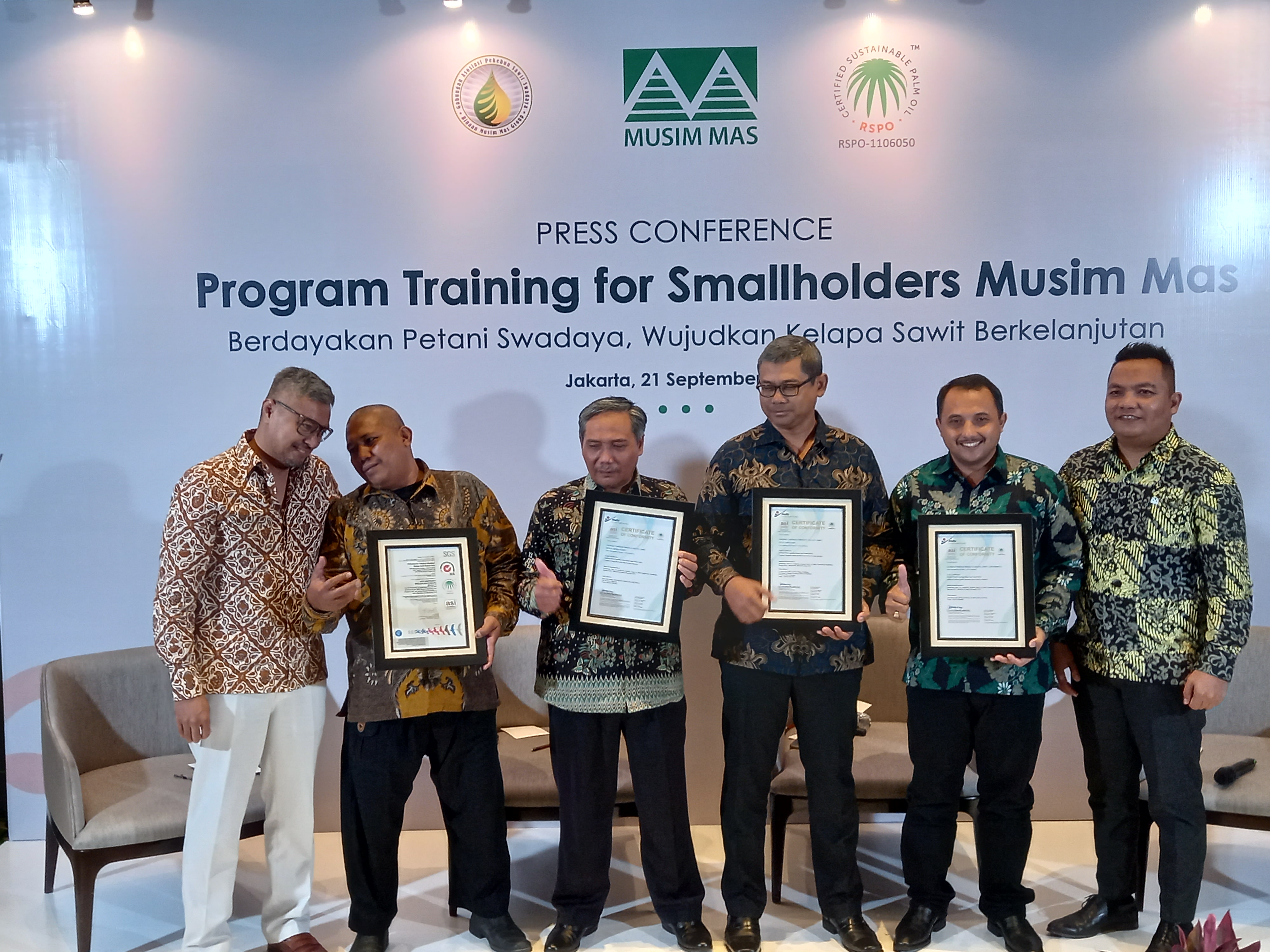 Melalui Sertifikasi RSPO, Musim Mas Dorong Petani Sawit Swadaya Go Pasar Global