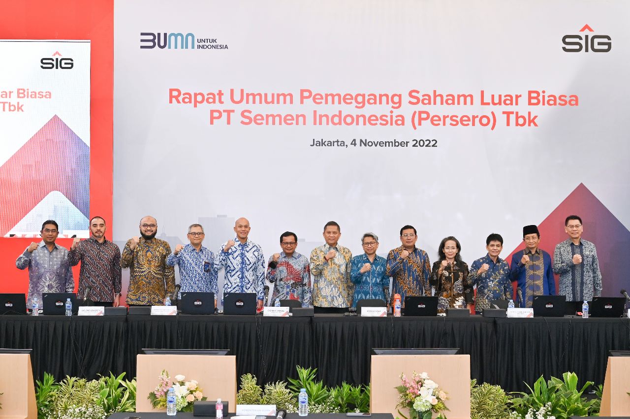 RUPSLB 2022, SIG Peroleh Persetujuan Untuk Terbitkan 1,07 Miliar Saham Baru