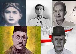 Presiden dan Wapres memandangi potret lima tokoh Pahlawan Nasional. dok. beritabaru. Berjasa Perjuangkan Kemerdekaan Indonesia, Lima Tokoh Dianugerahi Gelar Pahlawan