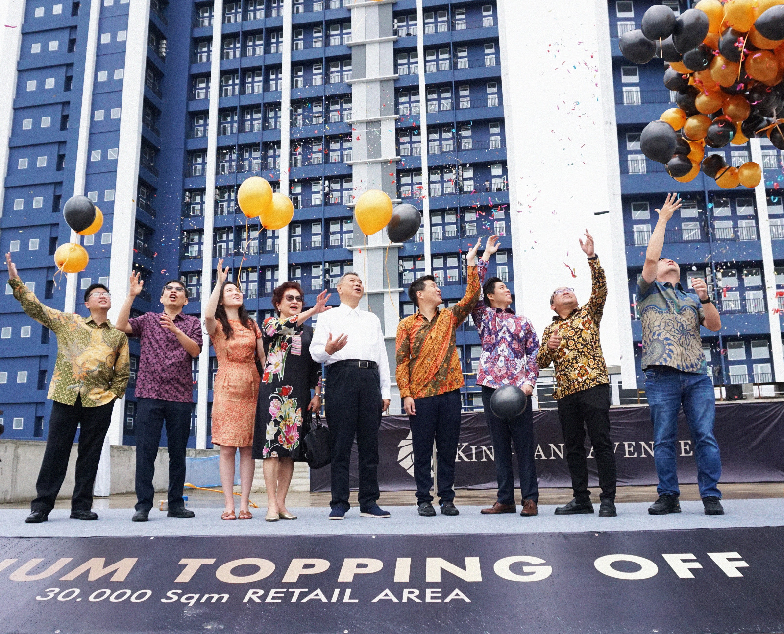 Lupakan Dulu PKPU, Totalindo (TOPS) Lakukan Topping Off Podium Facility Kingland Avenue