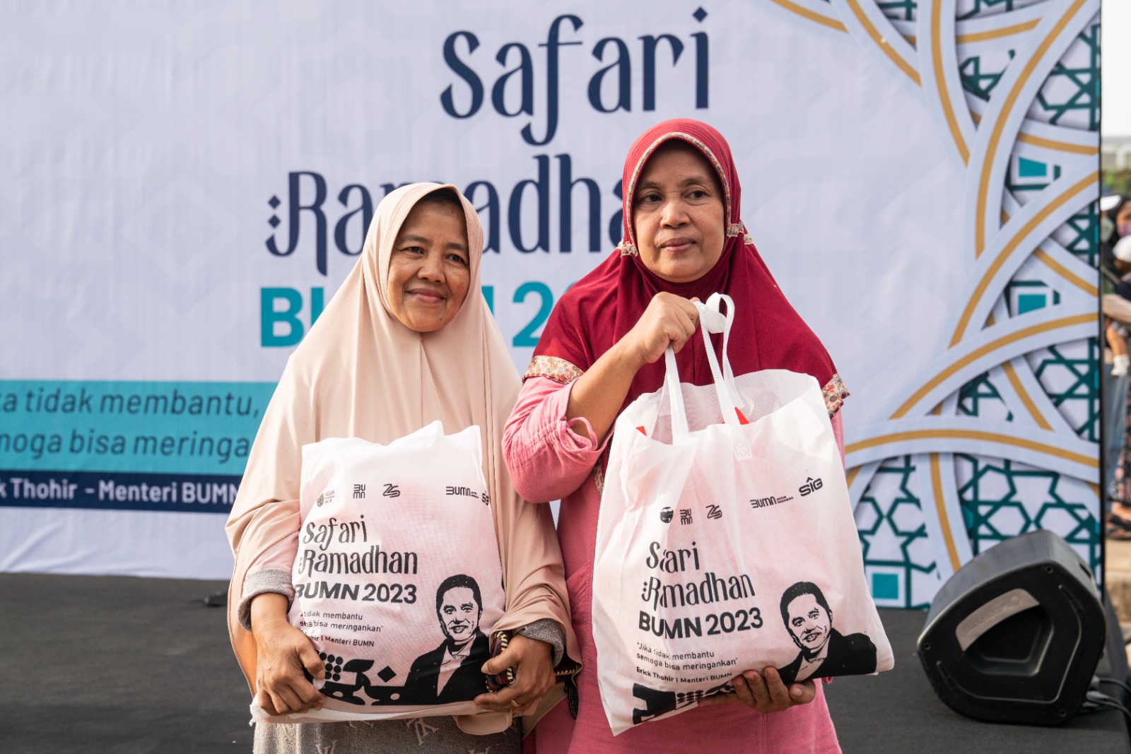 Safari Ramadan BUMN 2023 di Tangerang Selatan, 1.000 Paket Sembako Murah SIG Tersalurkan
