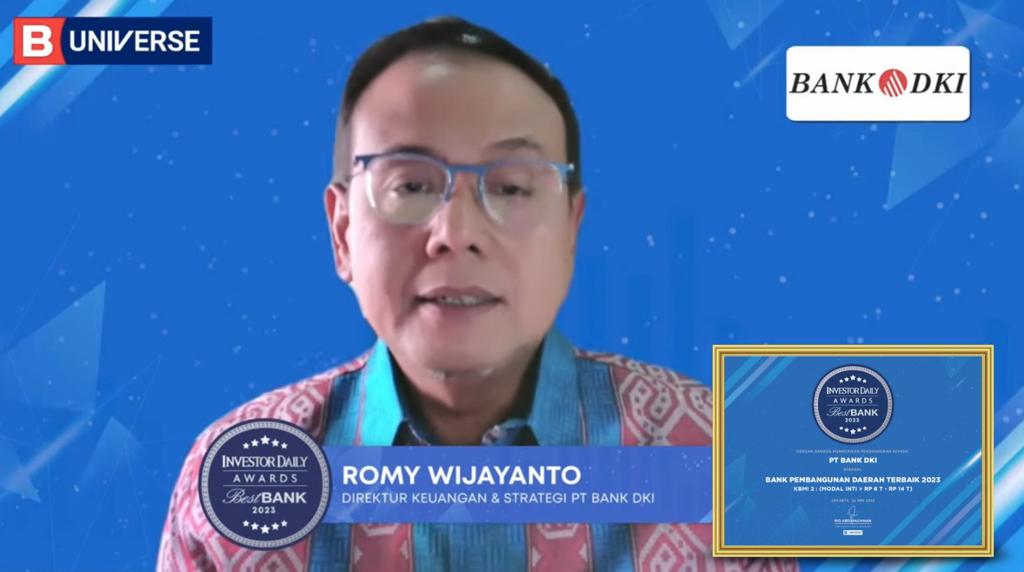 Bank DKI Raih Penghargaan Bank Terbaik BPD KBMI 2 di Ajang Best Bank Award 2023