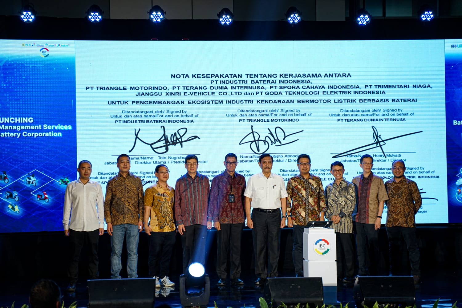 United E-Motor - IBC Kerja Sama Kembangkan BAMS, Debut TDI Kian Moncer