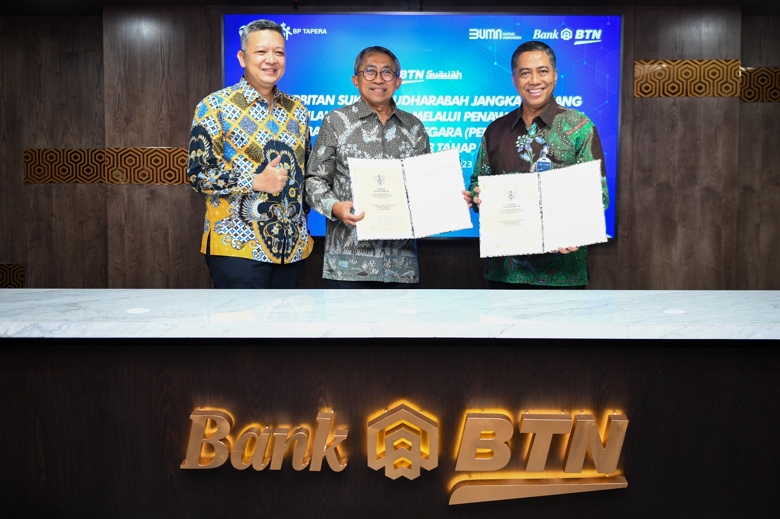Dukung Terus Program Tapera, BTN Syariah Terbitkan Sukuk Rp92 Miliar