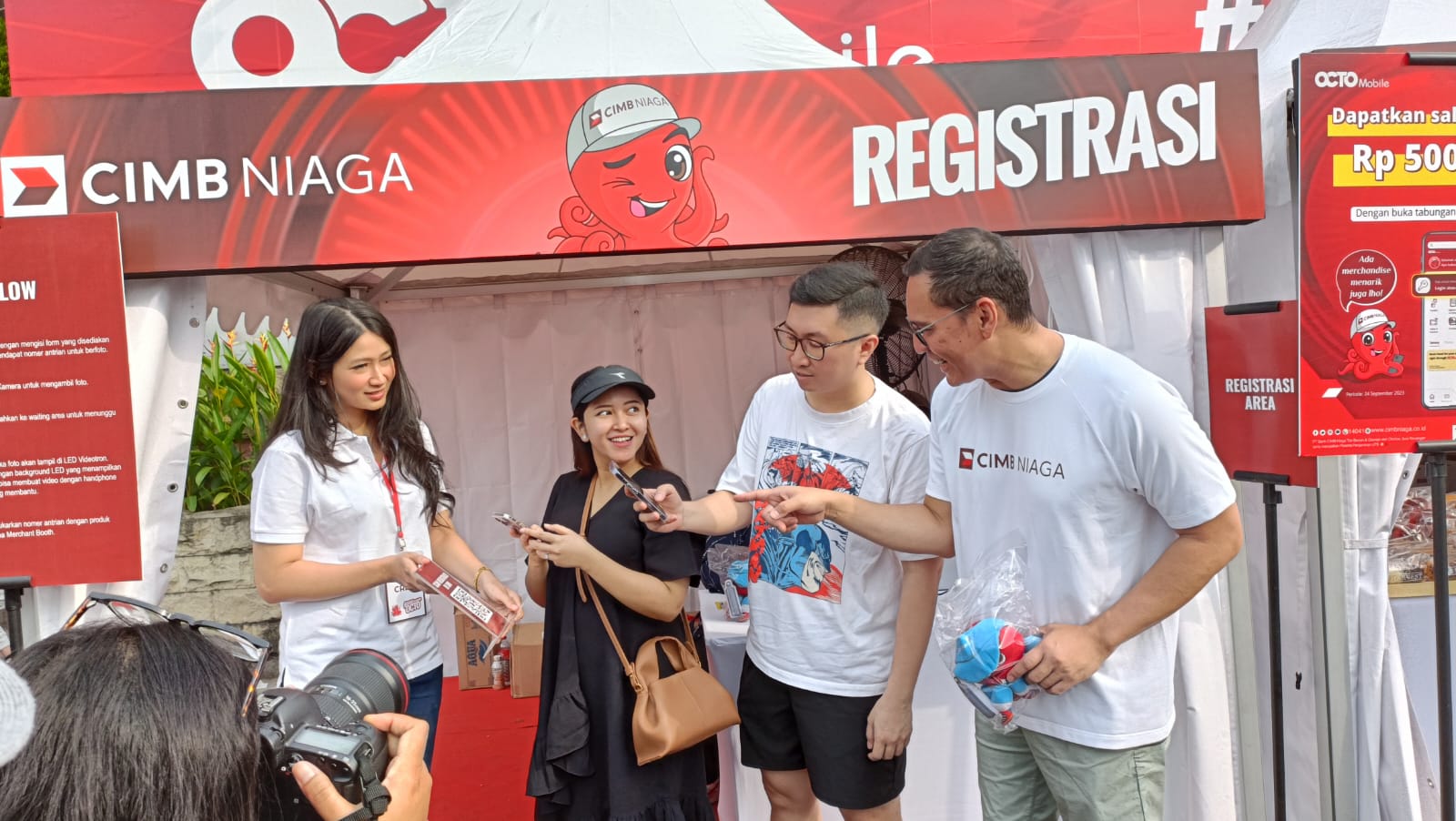 #SeruBarengOCTO, CIMB Niaga Hadirkan Pengalaman Unik bagi Masyarakat saat Car Free Day