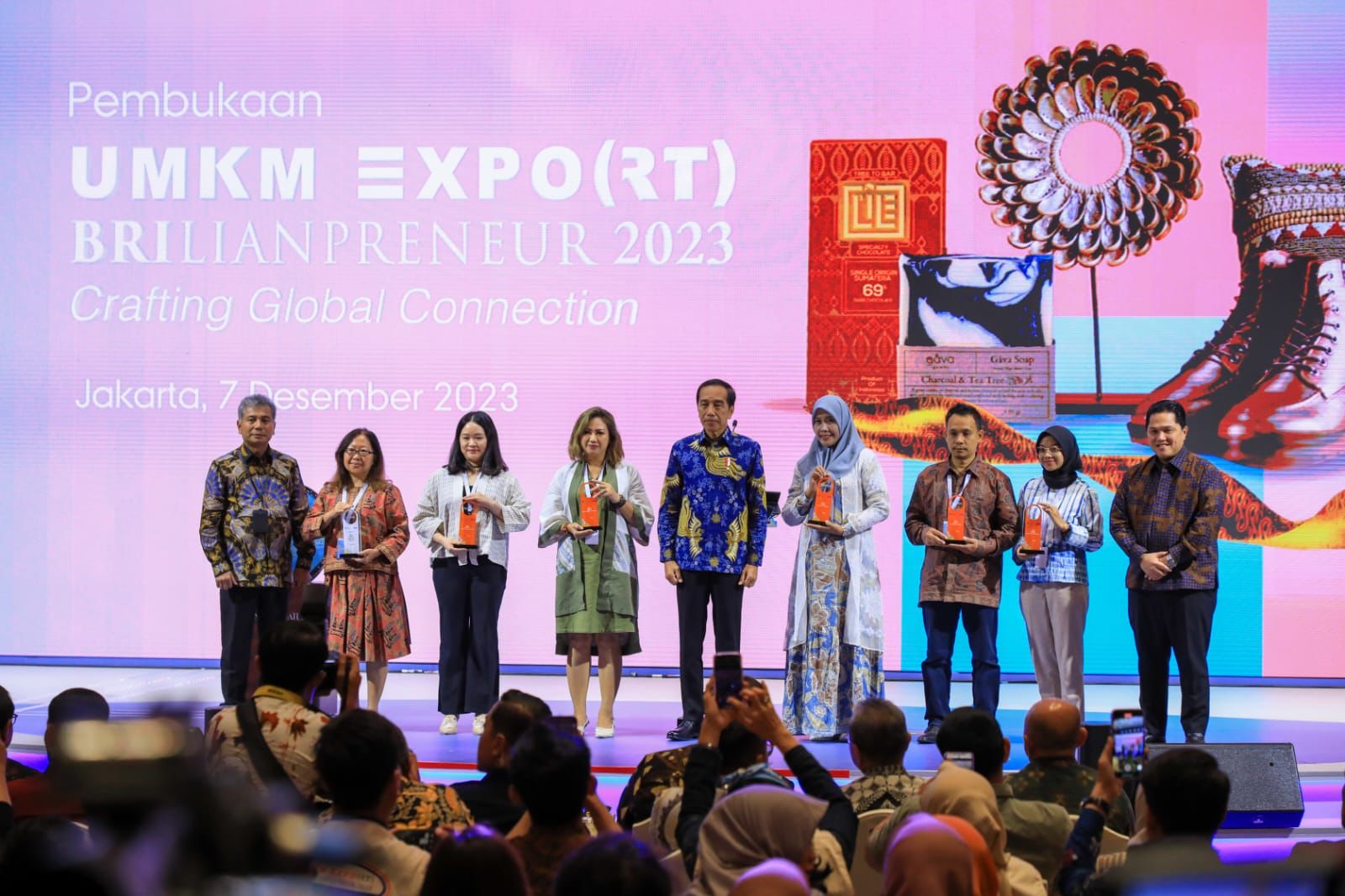 Menteri BUMN Erick Thohir: UMKM EXPO(RT) BRILIANPRENEUR Jadi Kunci Perkuat Ekosistem UMKM