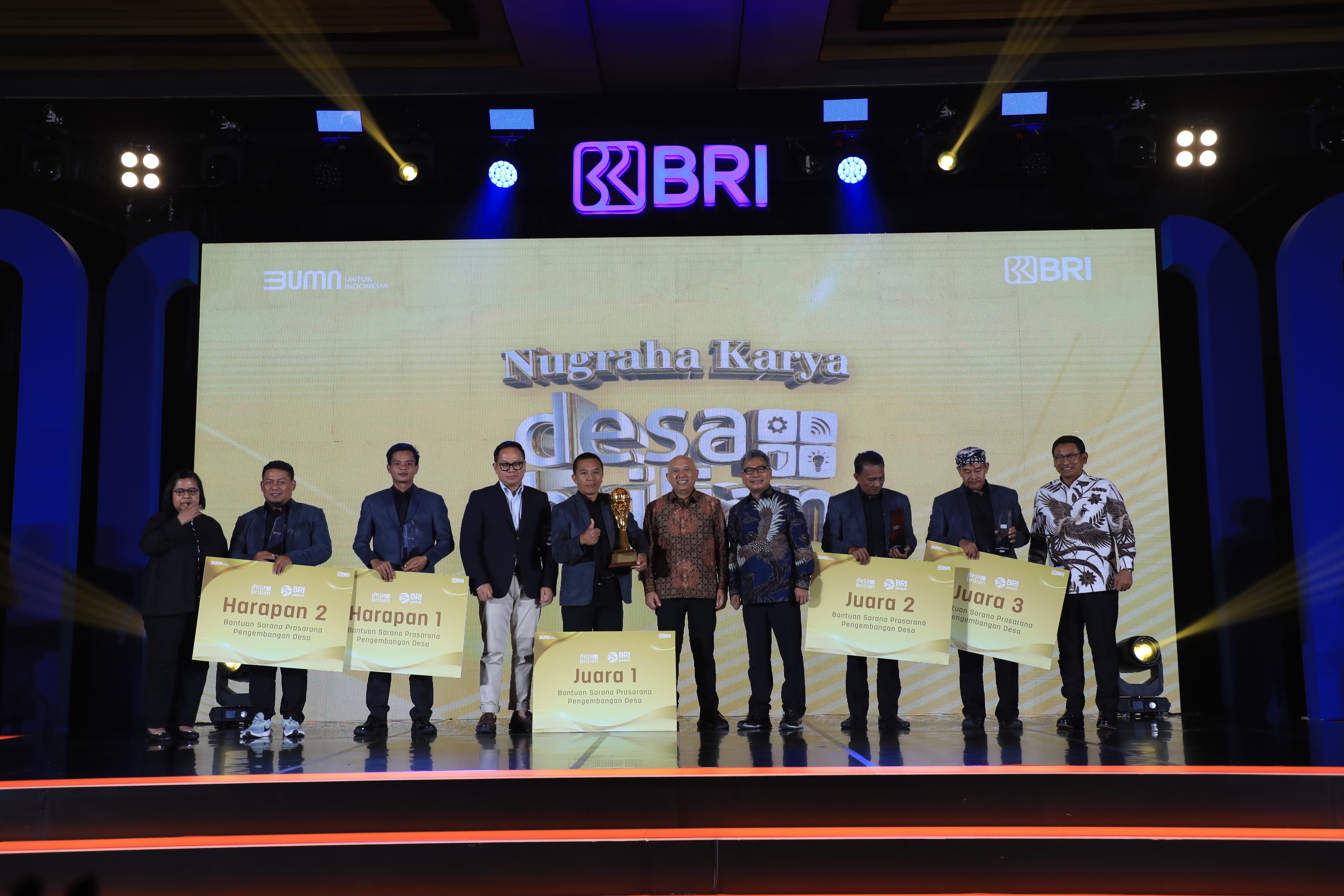 Rp1 Miliar dari BRI (BBRI) Untuk Juara Umum Nugraha Karya Desa BRILiaN 2023