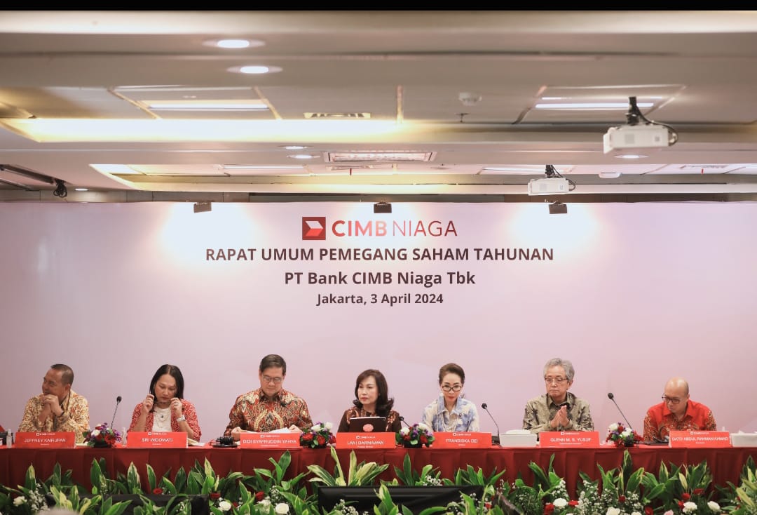 RUPST CIMB Niaga (BNGA) Angkat Kembali 3 Direksi, dan 2 Komisaris