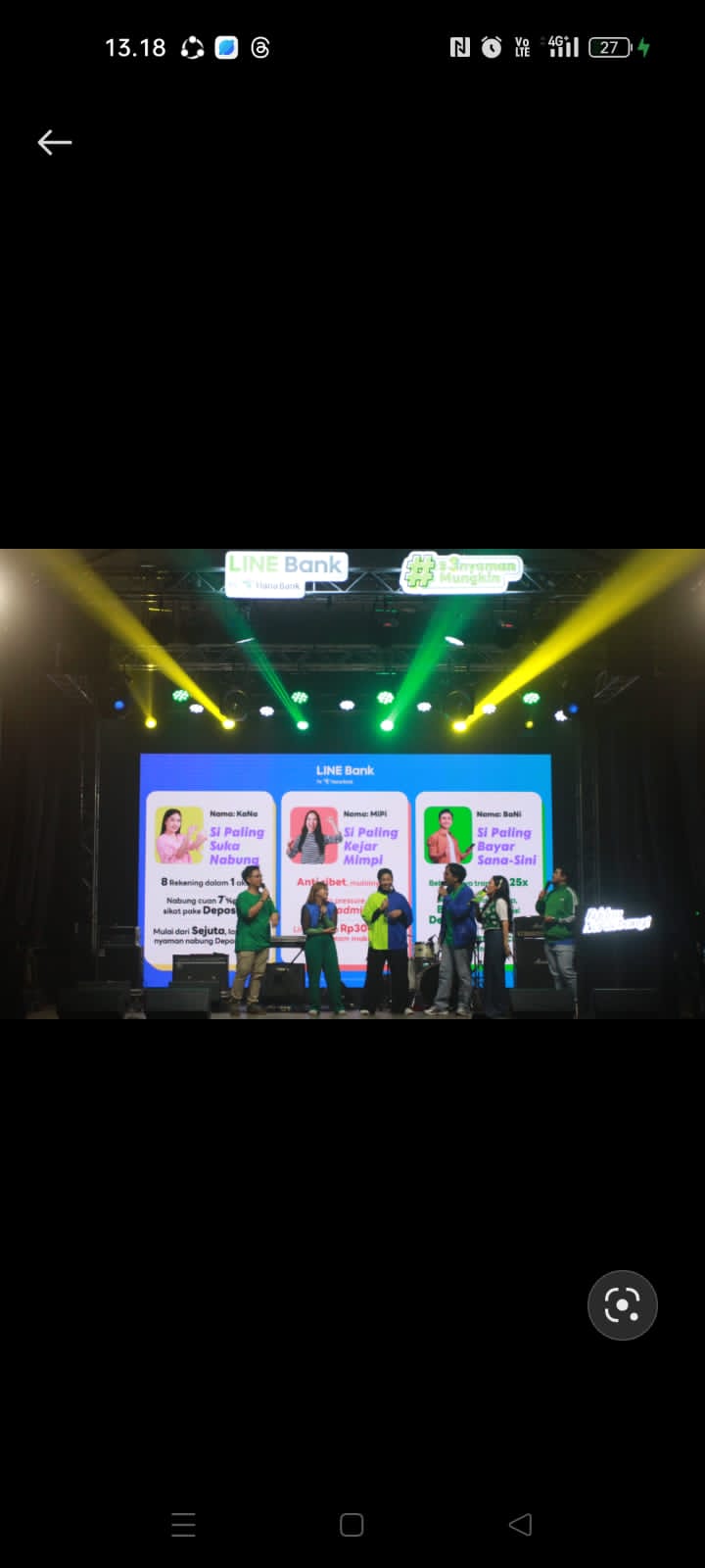 Kiri-Kanan: Leander Arditya - E-Channel Management Hana Bank, Medika Dwi Oktafiany - Lending Product Head Hana Bank, dan ?Meivita Amelia - Funding Product Head Hana Bank. dok. Hana Bank. Rayakan Ultah, LINE Bank gelar #S3nyamanMungkin Bestie Celebration