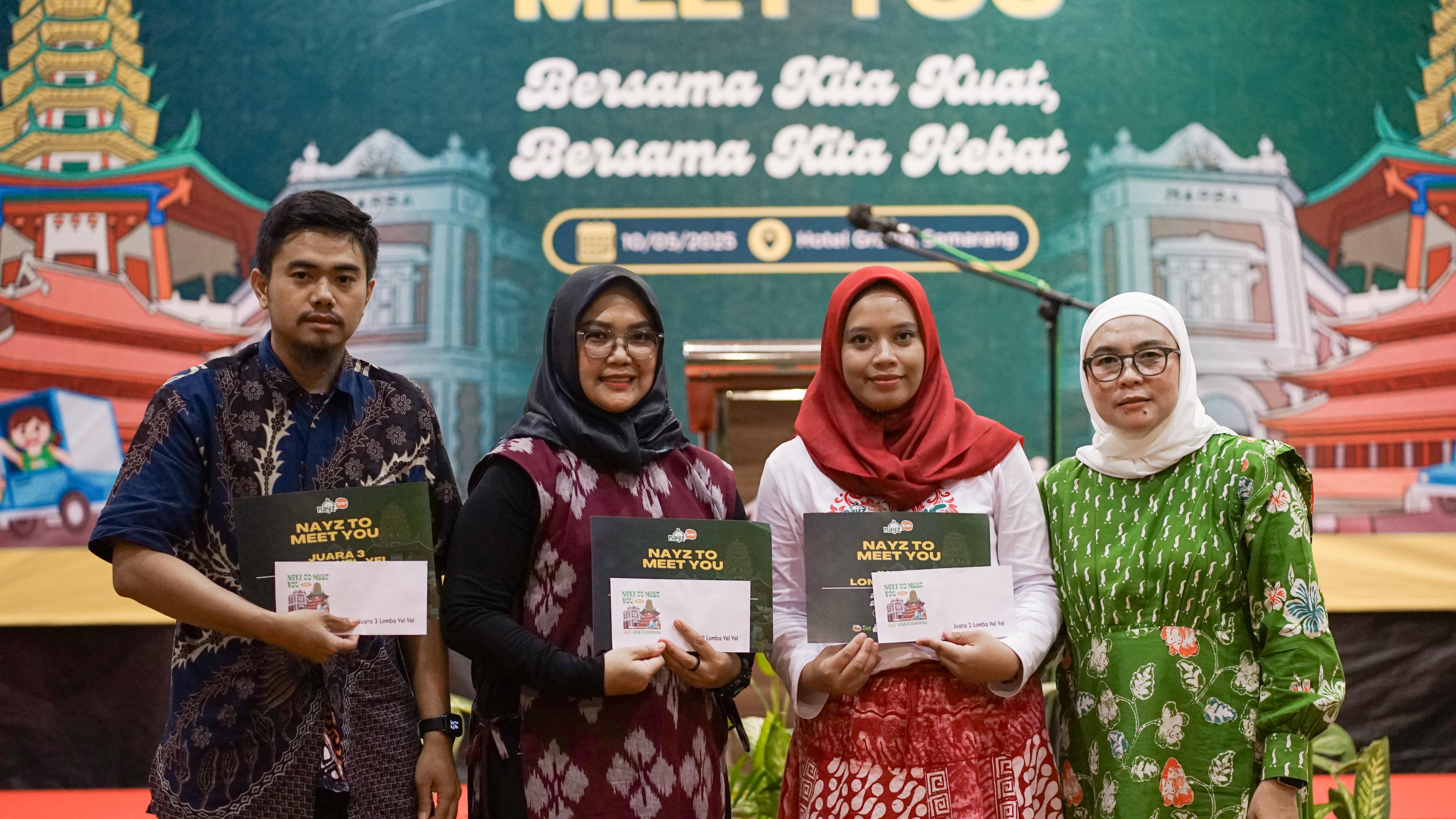 PT Mitra Kerja Nayz (MKN), melalui anak perusahaannya, PT Hassana Boga Sejahtera Tbk (NAYZ) menggelar acara bertajuk “Nayz To Meet You 2025”, di Ballroom Grasia Hotel Semarang. Dok. Ist. Nayz To Meet You 2025, Hassana Boga (NAYZ) Perkuat Sinergi Bisnis