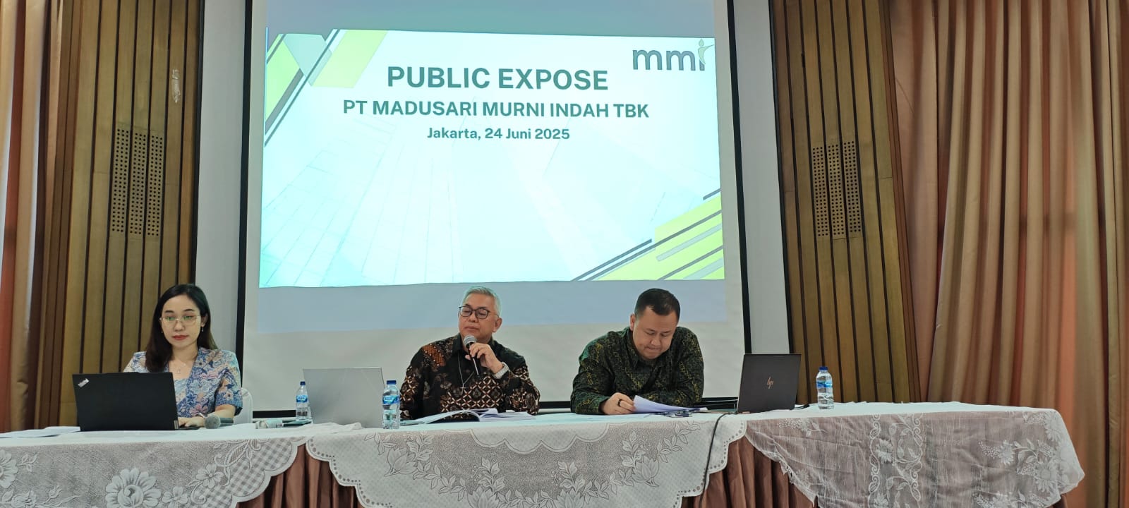Public Expose PT Madusari Murni Indah Tbk. (MOLI), Jakarta, Selasa, 24 Juni 2025. Dok. Ist. Siap Tangkap Peluang, Tahun Ini MOLI Anggarkan Capex Rp80 Miliar