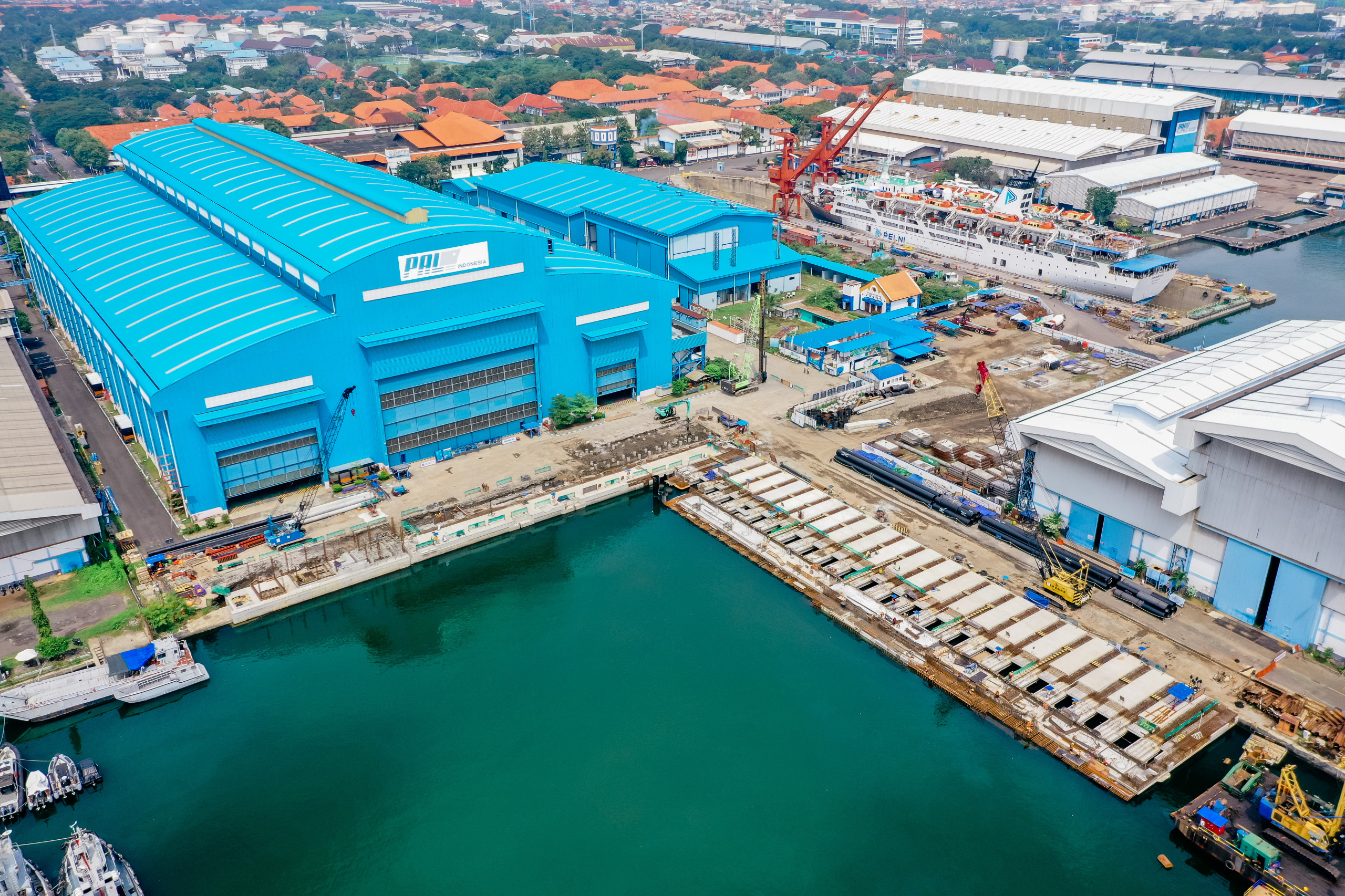 PTPP Wujudkan Kemandirian Industri Pertahanan Lewat Proyek Strategis Dermaga Shiplift Kapal Selam Pertama di Indonesia. DOK/PTPP PTPP Garap Proyek Dermaga Shiplift Kapal Selam Pertama di Indonesia
