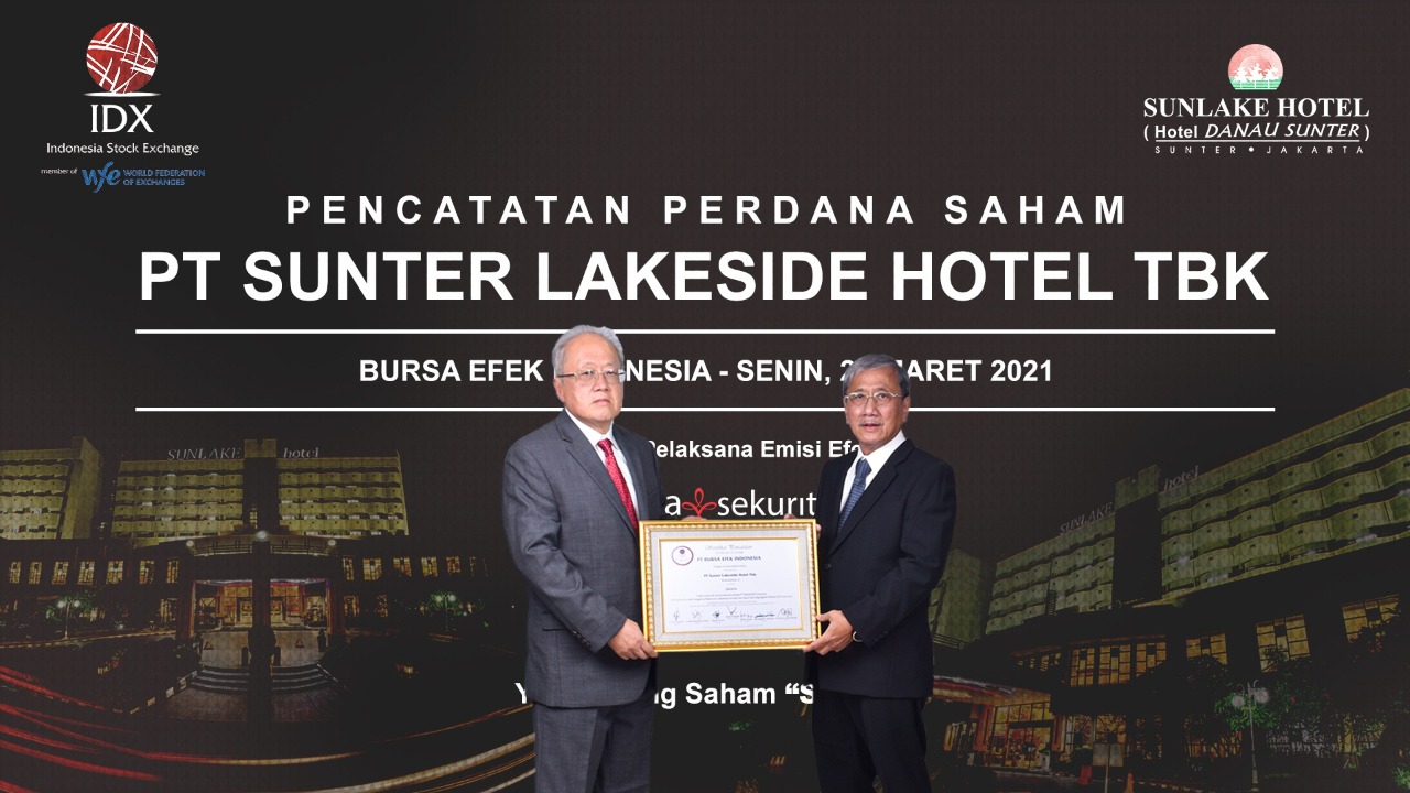 Listing Perdana, Saham Sunter Lakeside Hotel (SNLK) Mentok ARA