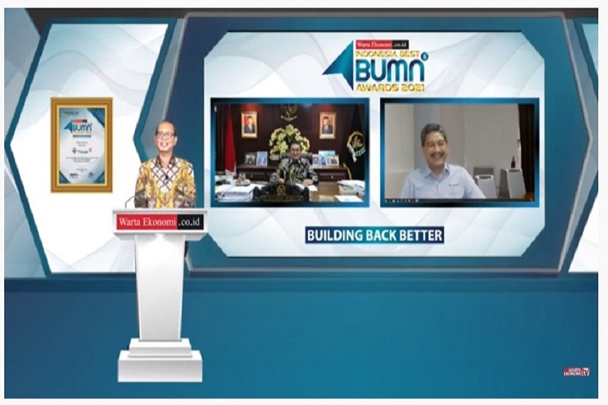 PT Timah (TINS) Borong Dua Penghargaan Best BUMN Award 2021