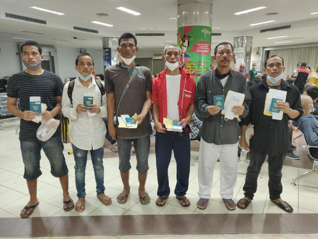 Syukur! Delapan  Nelayan Indonesia Yang Ditangkap Otoritas Malaysia Dipulangkan