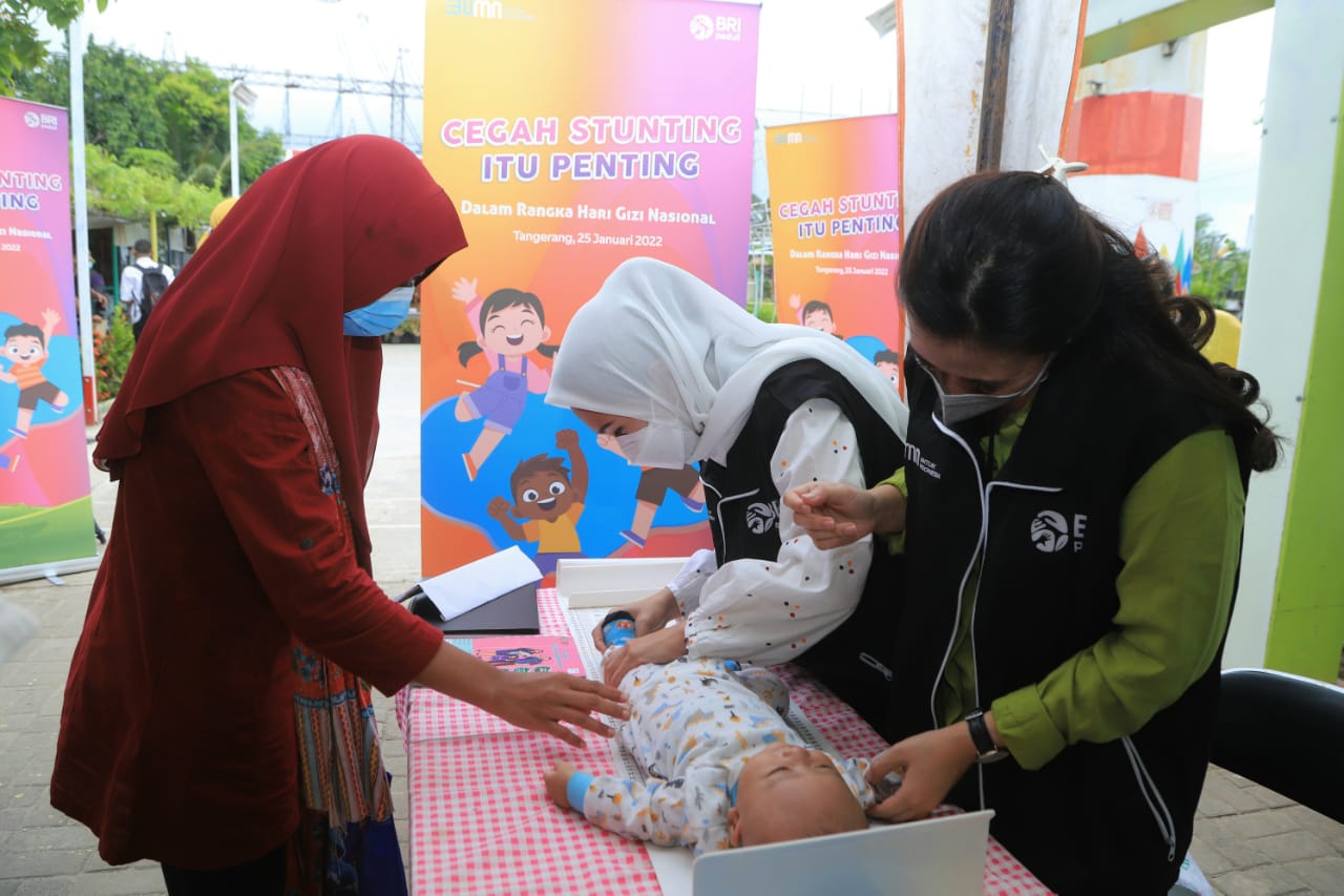 Hari Gizi Nasional 2022, BRI (BBRI) Salurkan Bantuan Pencegahan Stunting Anak Indonesia