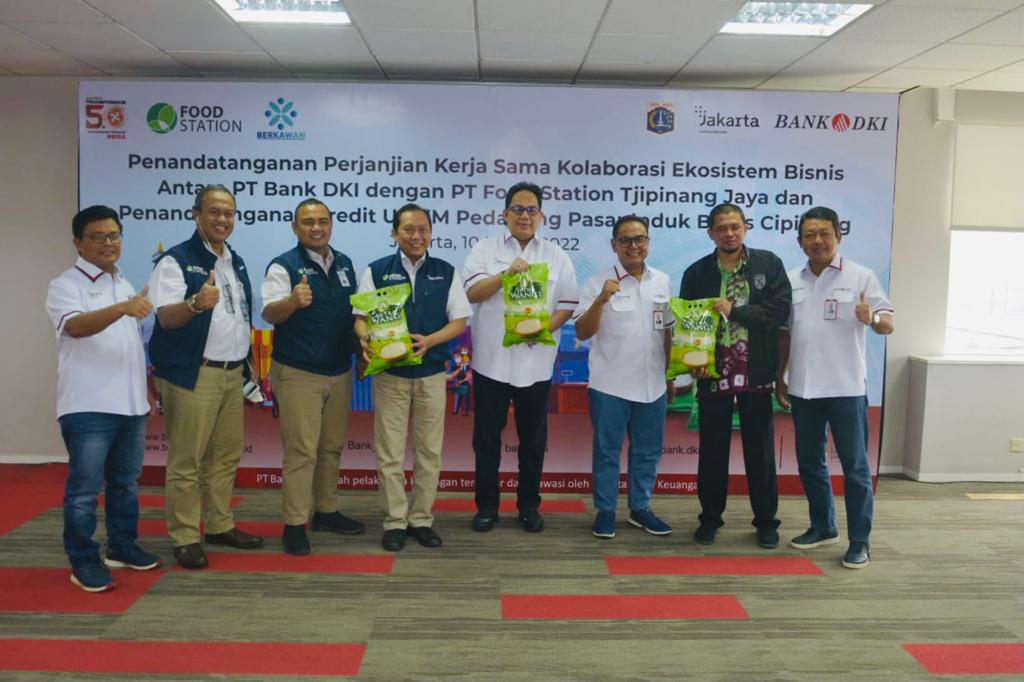 Kolaborasi Bank DKI - Food Station, Dukung Ketahanan Pangan di Jakarta