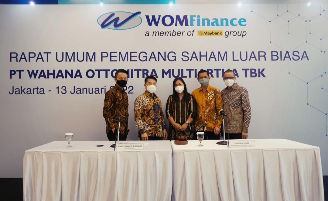 OJK Restui Wahana Makmur Sejati Jadi Pengendali  Wom Finance (WOMF)