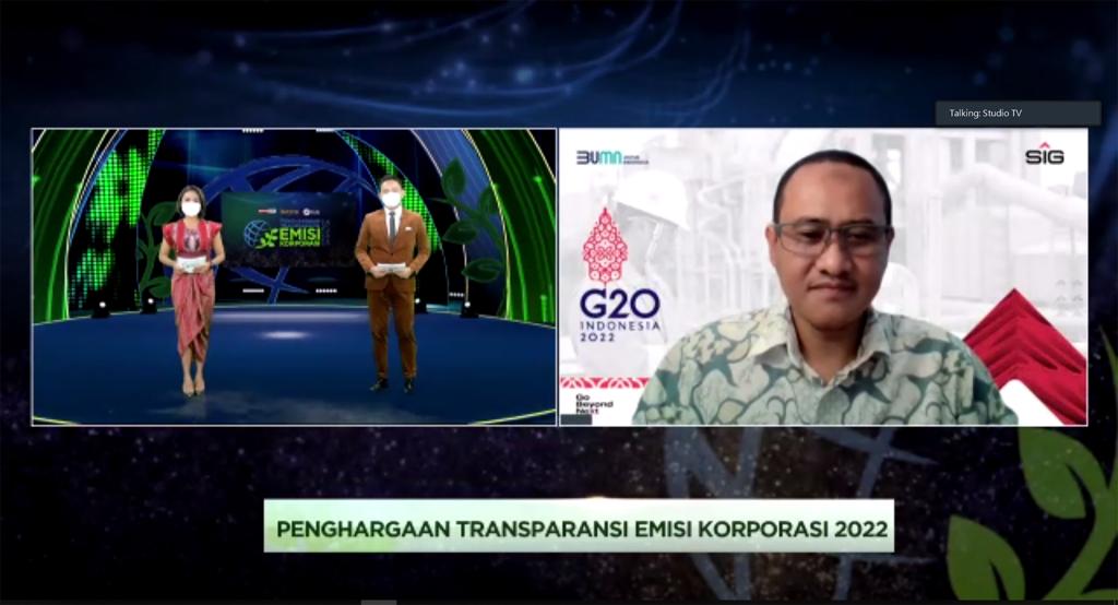 SIG Raih Green Elite dan Gold Plus di Ajang Penghargaan Transparansi Emisi Korporasi 2022