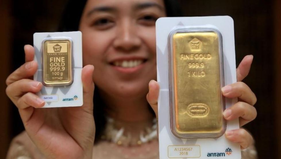 Harga Emas Antam Hari Ini Naik Rp12.000 Per Gram