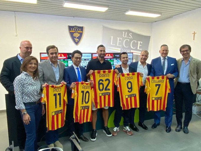Ajak Raffi, Bos Emtek Resmi Diperkenalkan Sebagai Pemilik Saham Klub Serie A Italia, Lecce