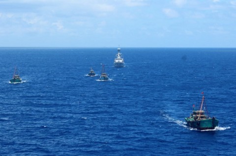 Dalam Dua Hari KKP Tangkap 4 Kapal Ilegal di Selat Malaka dan Perairan Ternate