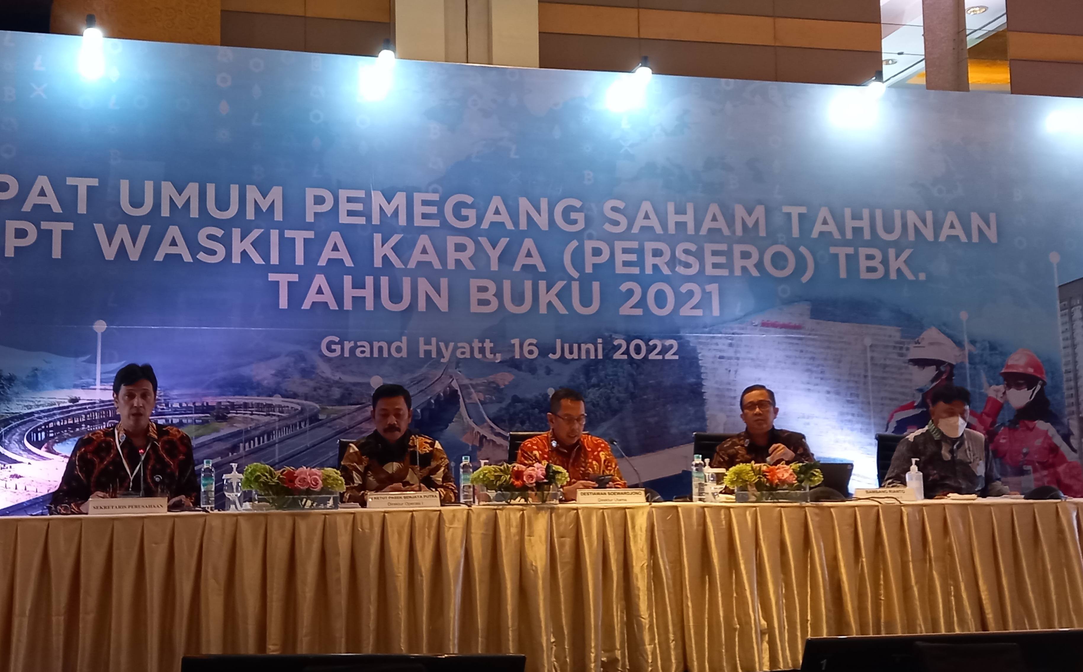 RUPST Waskita Karya (WSKT) Rombak Jajaran Manajemen, Target NKB 2022 Rp30 T