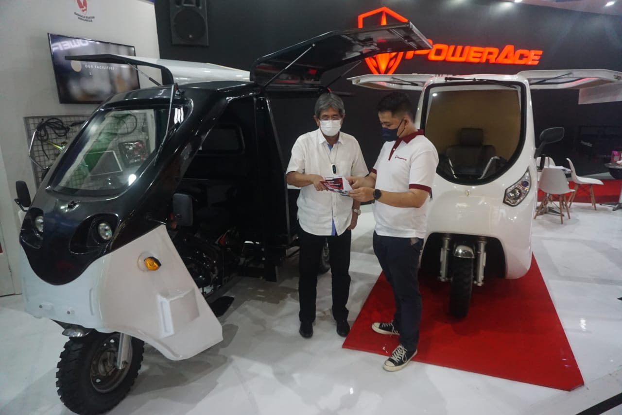 Dharma Polimetal (DRMA) Hadirkan Powerace EV di Jakarta Fair 2022