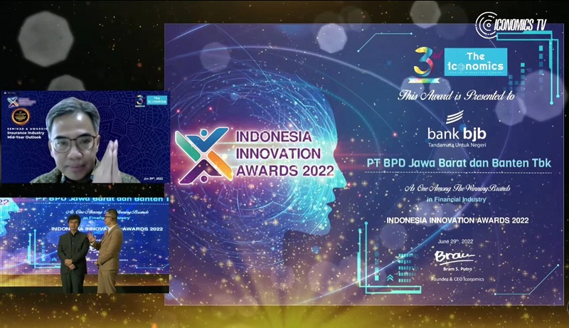 Lahirkan Banyak Inovasi, Bank BJBR (BJBR) Sabet Innovation Award 2022