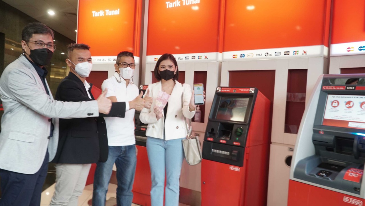 ATM CIMB Niaga Layani Tarik Tunai Tanpa Kartu bagi Nasabah KB Bukopin