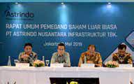 Astrindo Nusantara Infrastruktur (BIPI), Wibowo Suseno Tinggalkan Kursi Komisaris Utama