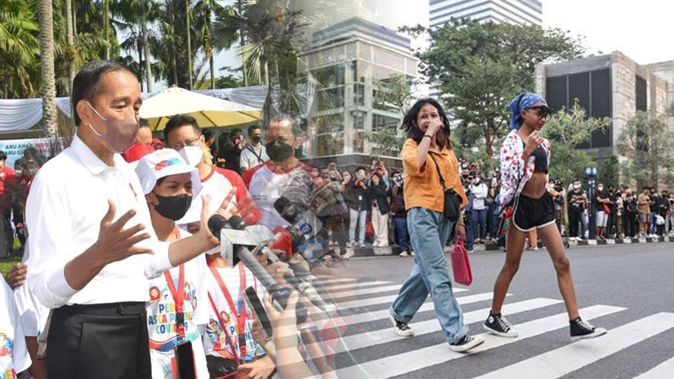 Viral Citayam Fashion Week, Presiden: Kreativitas Anak Muda Kita Dukung