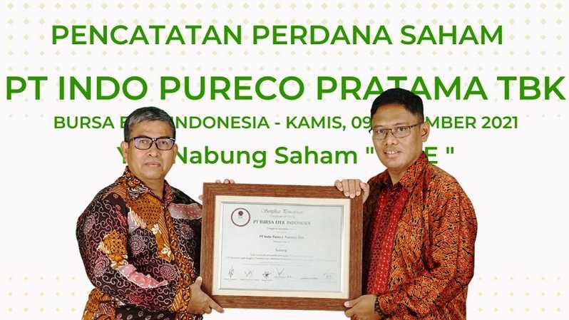 Obral 225,30 Juta Saham Indo Pureco (IPPE), Sapihanean Lestari Kantongi Rp63 Miliar
