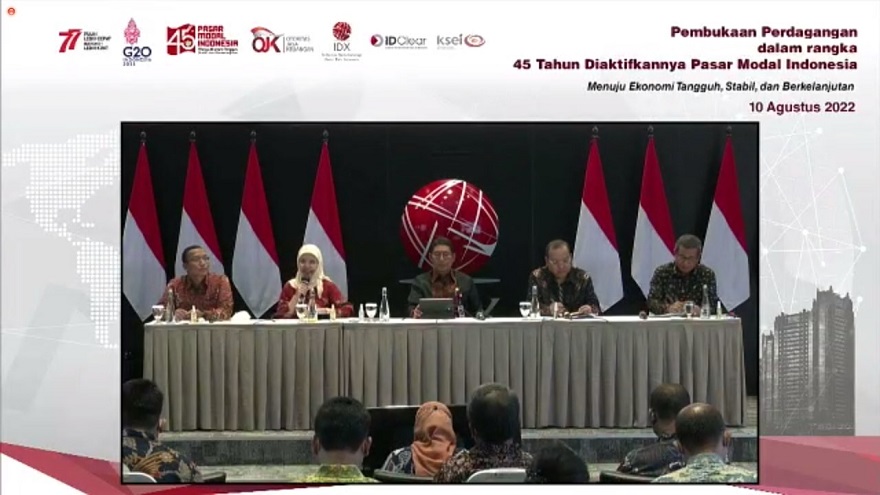 45 Tahun Pasar Modal Indonesia Menuju Ekonomi Stabil dan Berkelanjutan