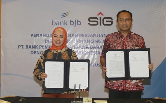 Mudahkan Pembayaran Tagihan, Bank BJB (BJBR) Gandeng Semen Indonesia (SMGR)