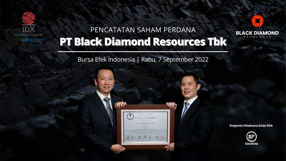Gacor, Saham Perdana Black Diamond (COAL) Melambung 35 Persen