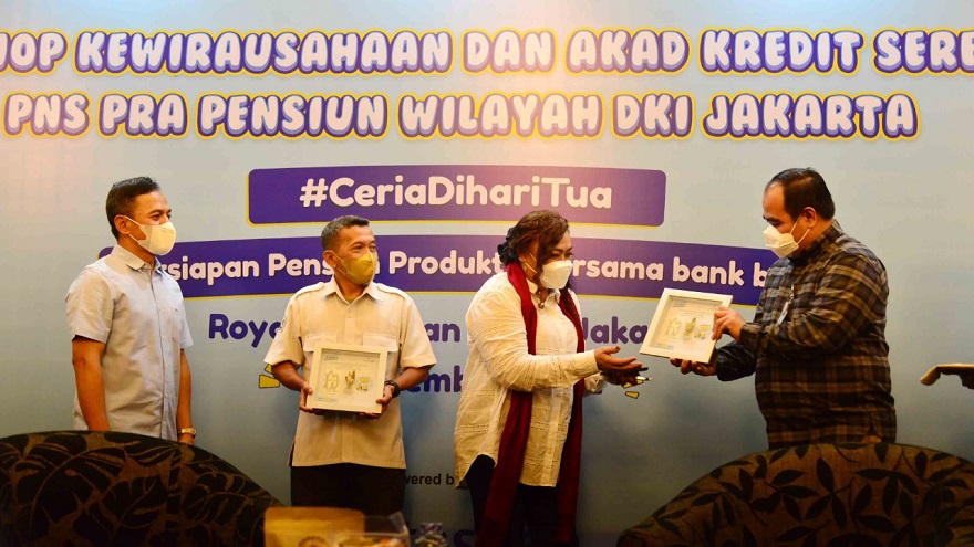 Calon Pensiunan PNS Wilayah Jakarta Dibekali dengan Ilmu Kewirausahaan Oleh bank bjb