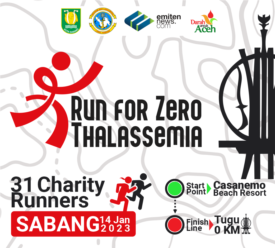 Run for Zero Thalassemia, Upaya Untuk Terus Memerangi Thalasemia