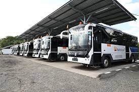 Bukit Asam (PTBA)Operasikan Lima Unit Bus Listrik Buat Pelabuhan Tarahan